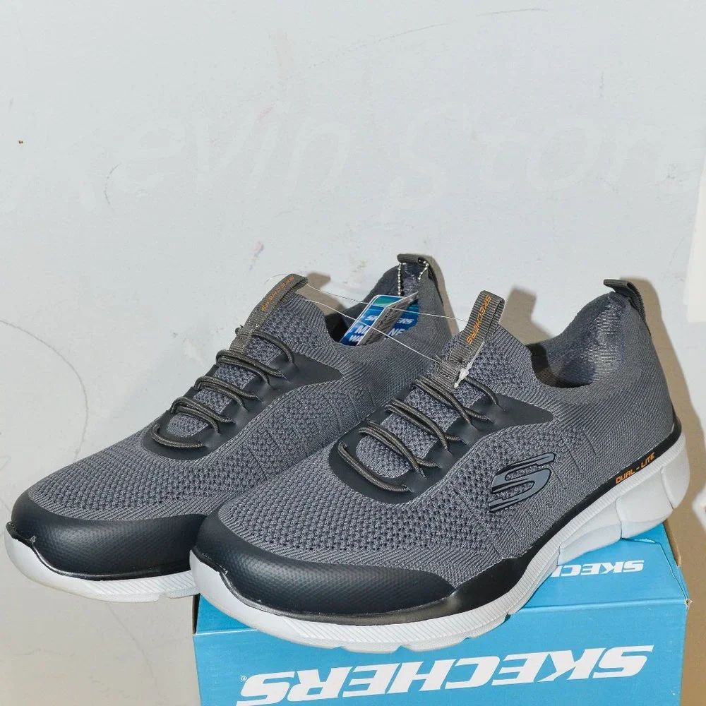 Grey Skechers men‎ Athletic shoes